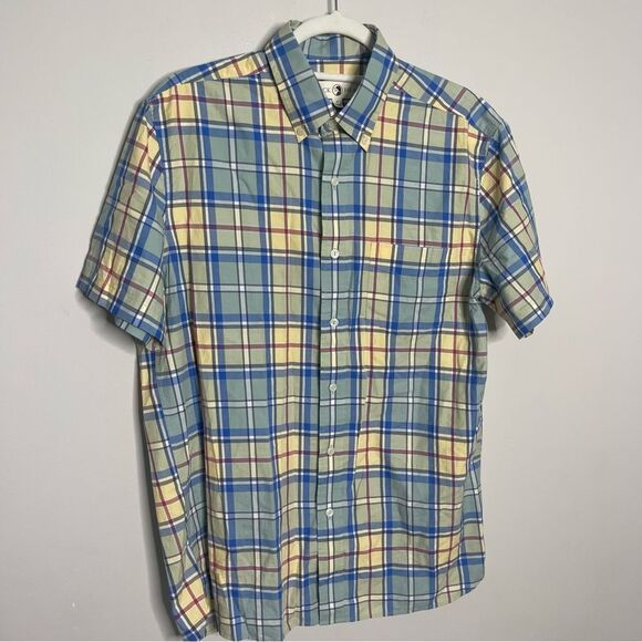 Duck Head short sleeve plaid shirt NWOT Medium - Picture 5 of 6